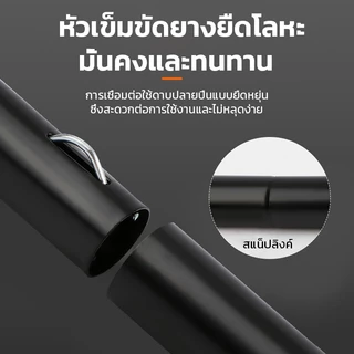 เสาฟลายชีท เสาค้ำหน้าเต็นท์ขนาดยาว ยาว 2 เมตร ชุดละ 2 เสา แยกเก็บ 8 ท่อนๆละ 55 ซม. สามารพับเก็บได้ น้ำหนักเบา ใช้งานง่าย