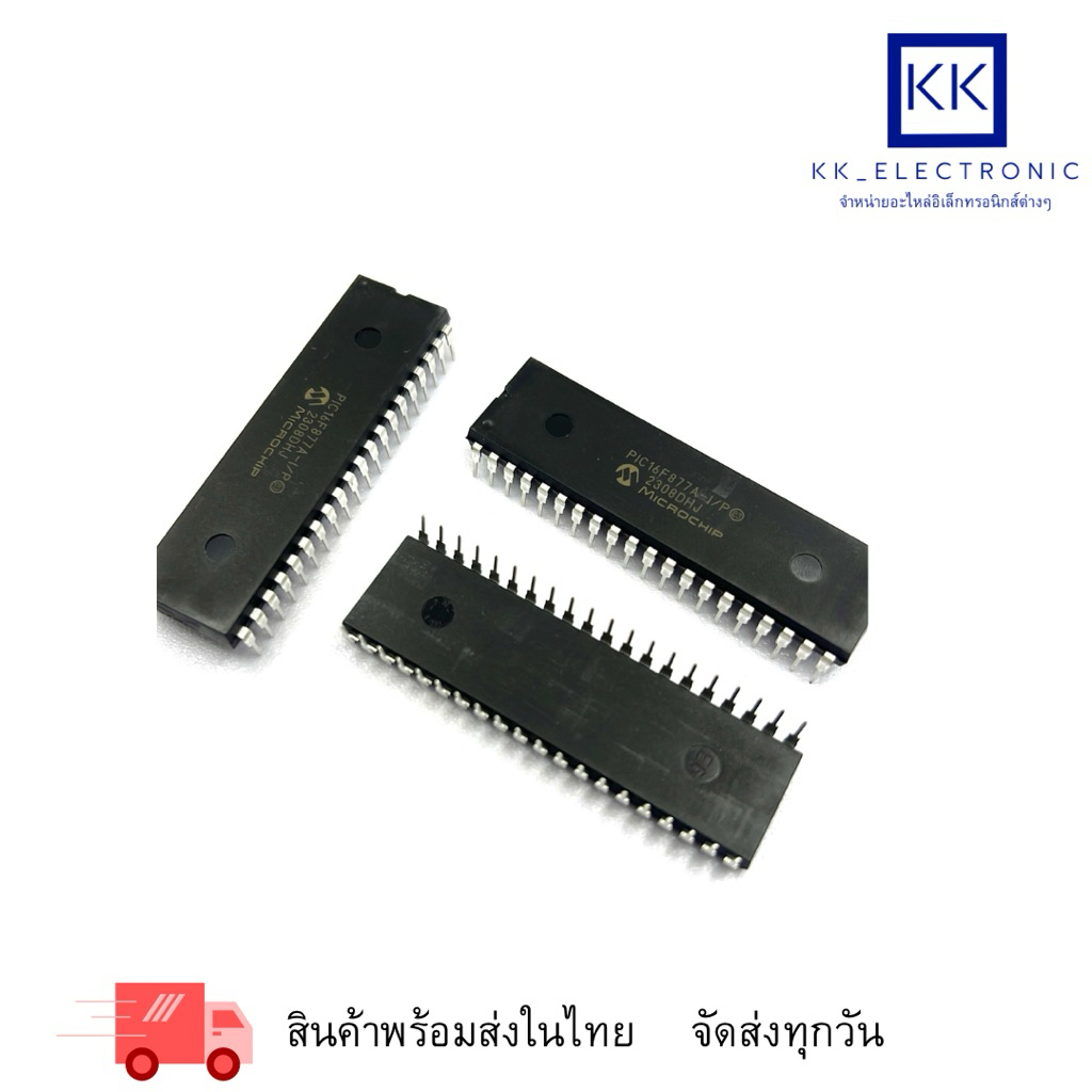 PIC16F877 PIC16F877A-I/P PIC16F877A 16F877 DIP-40 IC MCU 8BIT 14KB แฟลช40DIP พร้อมส่ง
