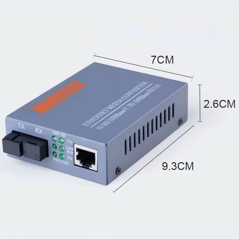 1000 MBPS NetLINK Gigabit Media Converter  GS03 1 คู่  เครื่องส่งรับสัญญาณใยแก้วนำแสง 25KM - รูปที่ 4