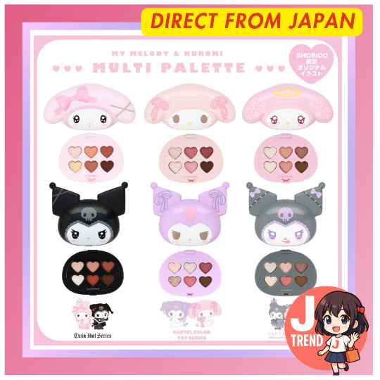 Shobido Sanrio Multi Palette 6 สี < Coral Pink > Coral Pink ภาพประกอบต้นฉบับจำนวนจำกัด  [ส่งตรงจากญี่ปุ่น]