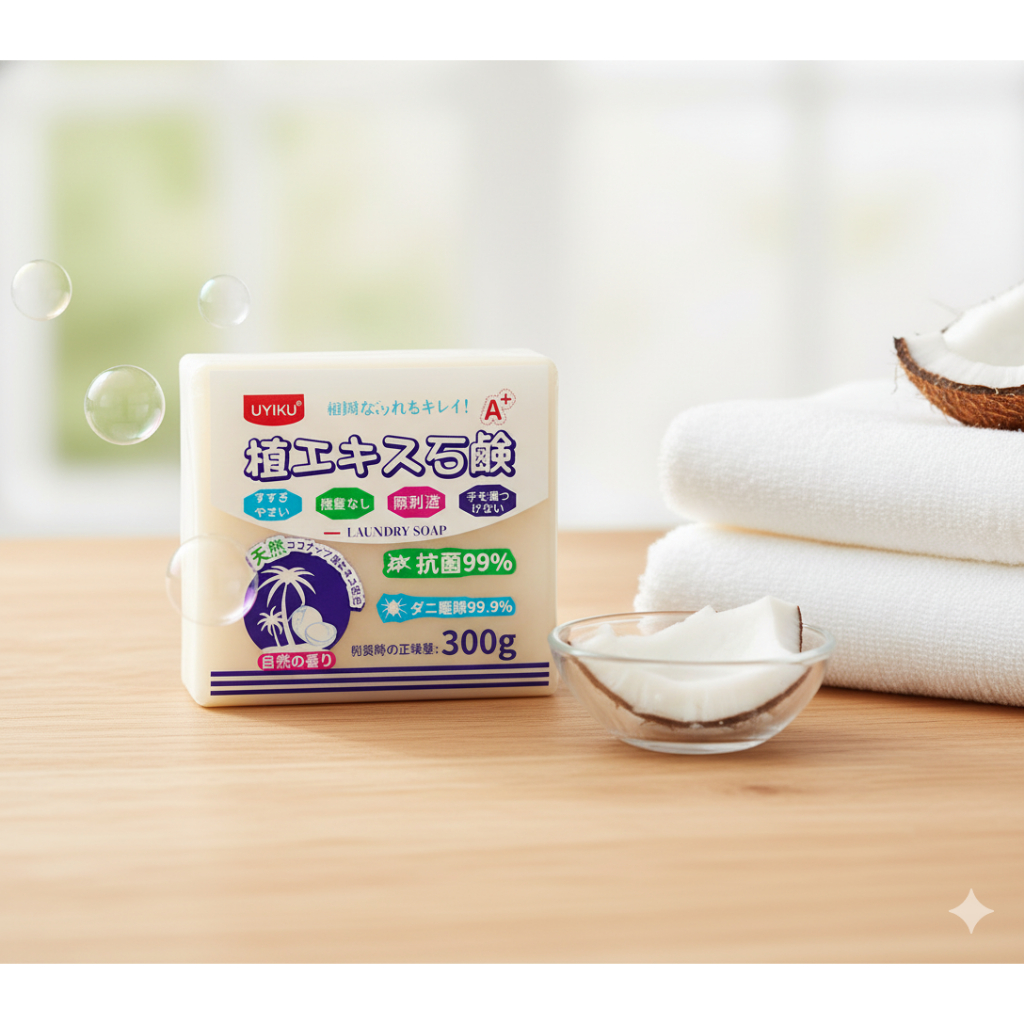 สบู่มะพร้าวซักผ้า Coconut laundry soap