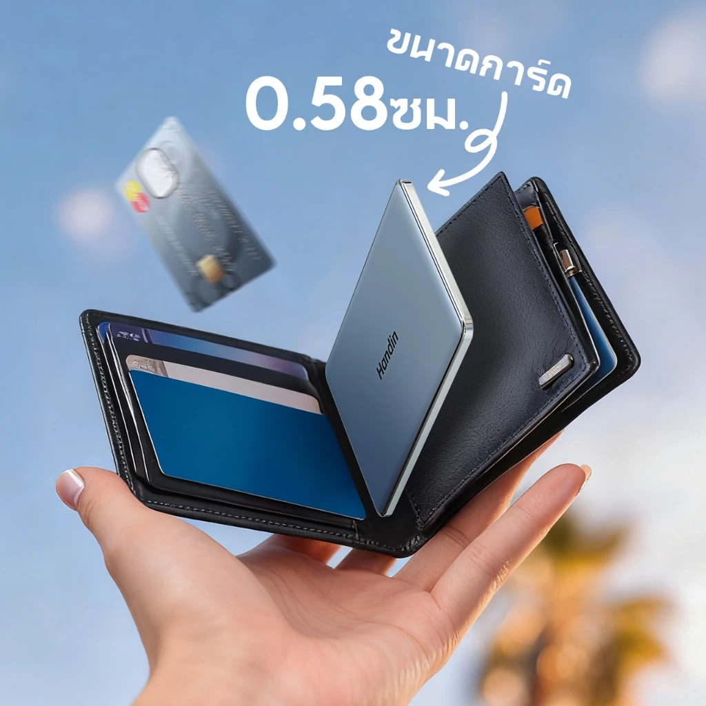 Handin Magnetic 12000mAh Powerbank Mini ไร้สาย PD20W ชาร์จเร็ว thumbnail 9