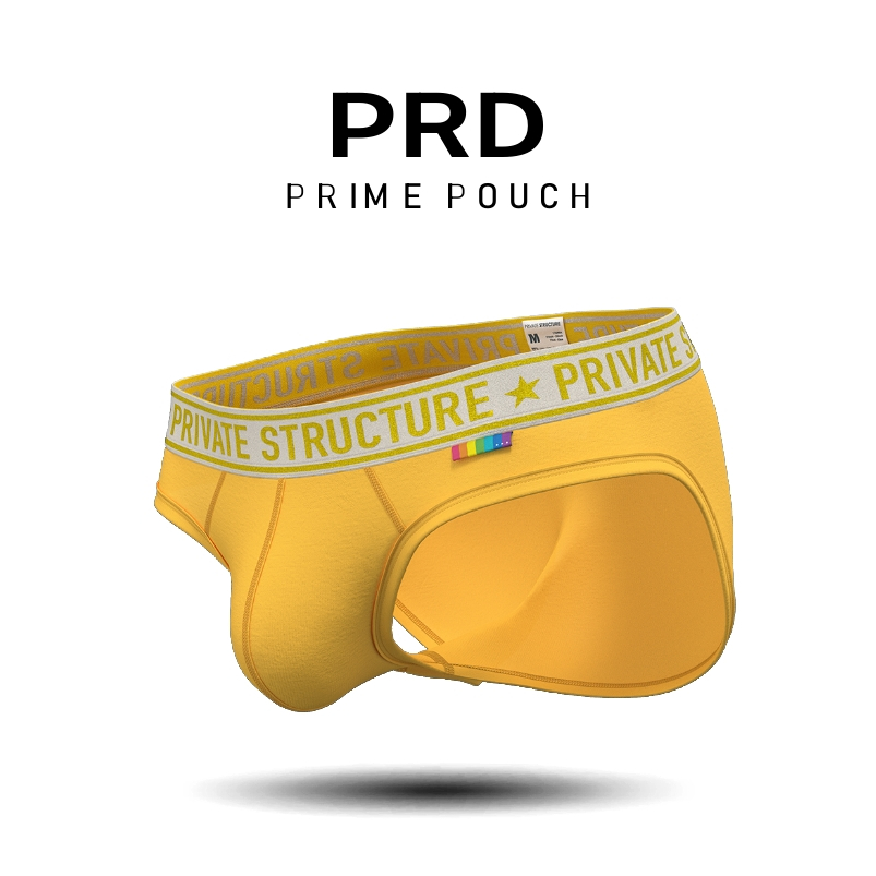 [SPECIAL OFFER] Private Structure กางเกงชั้นในชาย รุ่น PRD Mid Waist Mini Brief - Sunset Yellow [438