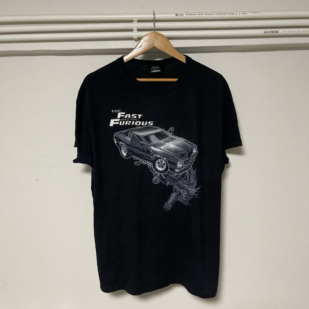 เสื้อมือสอง The Fast and the Furious with the Dragon ( Made in Portugal )