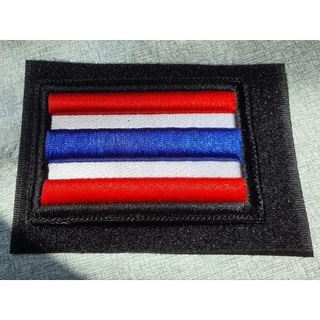 อาร์มปักธงชาติไทย ปักแบบนูน3 มิติ ขนาด5*7.5 cm. พร้อมส่ง