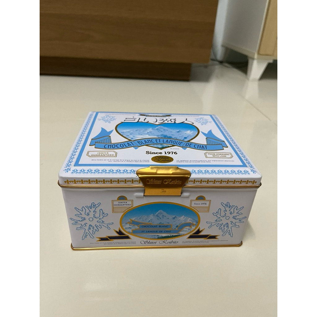 พร้อมส่ง กล่องเหล็ก Shiroi Koibito Japan (กล่องเปล่า)