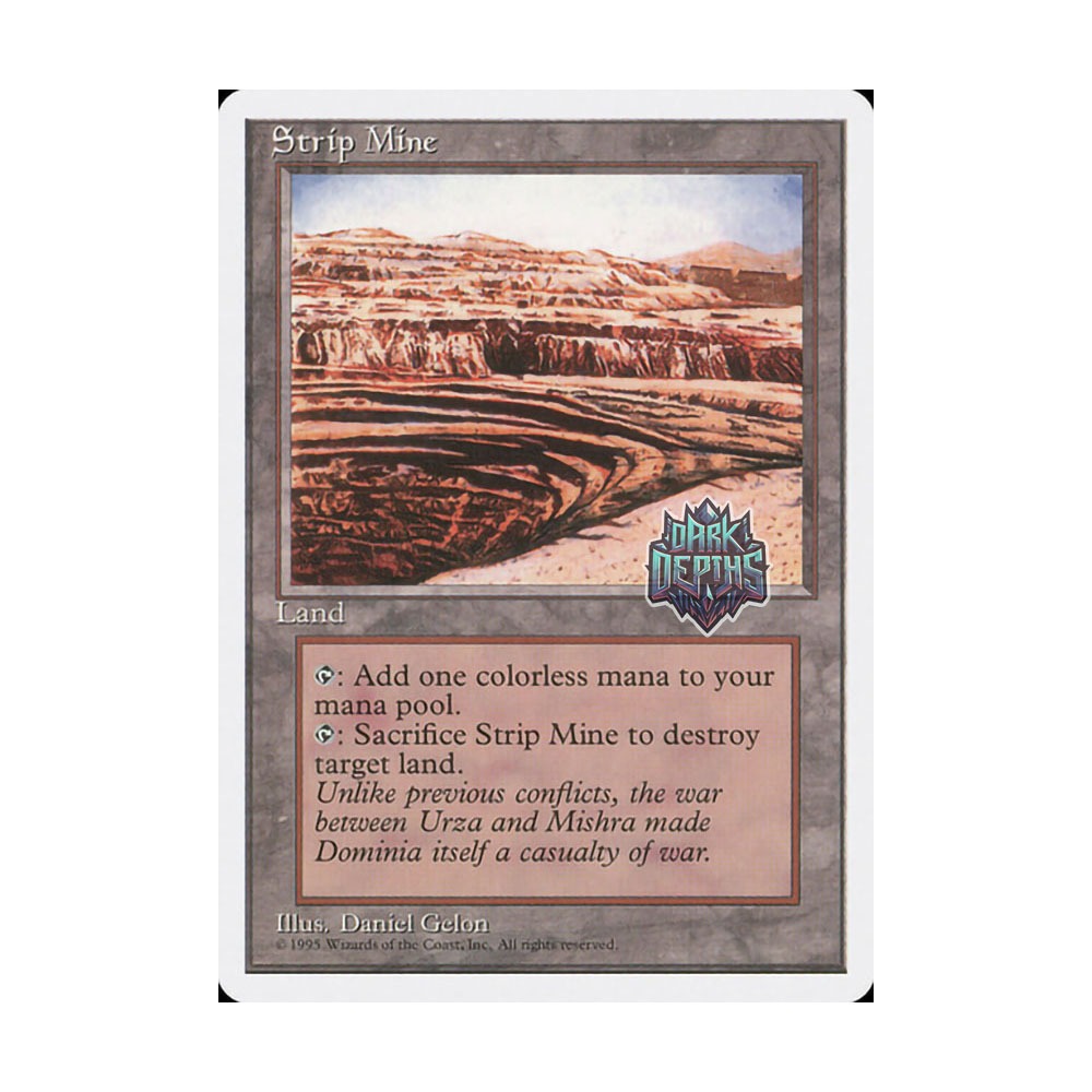 [MTG] Strip Mine [4TH] [LAND] [U] - Magic the Gathering SINGLES