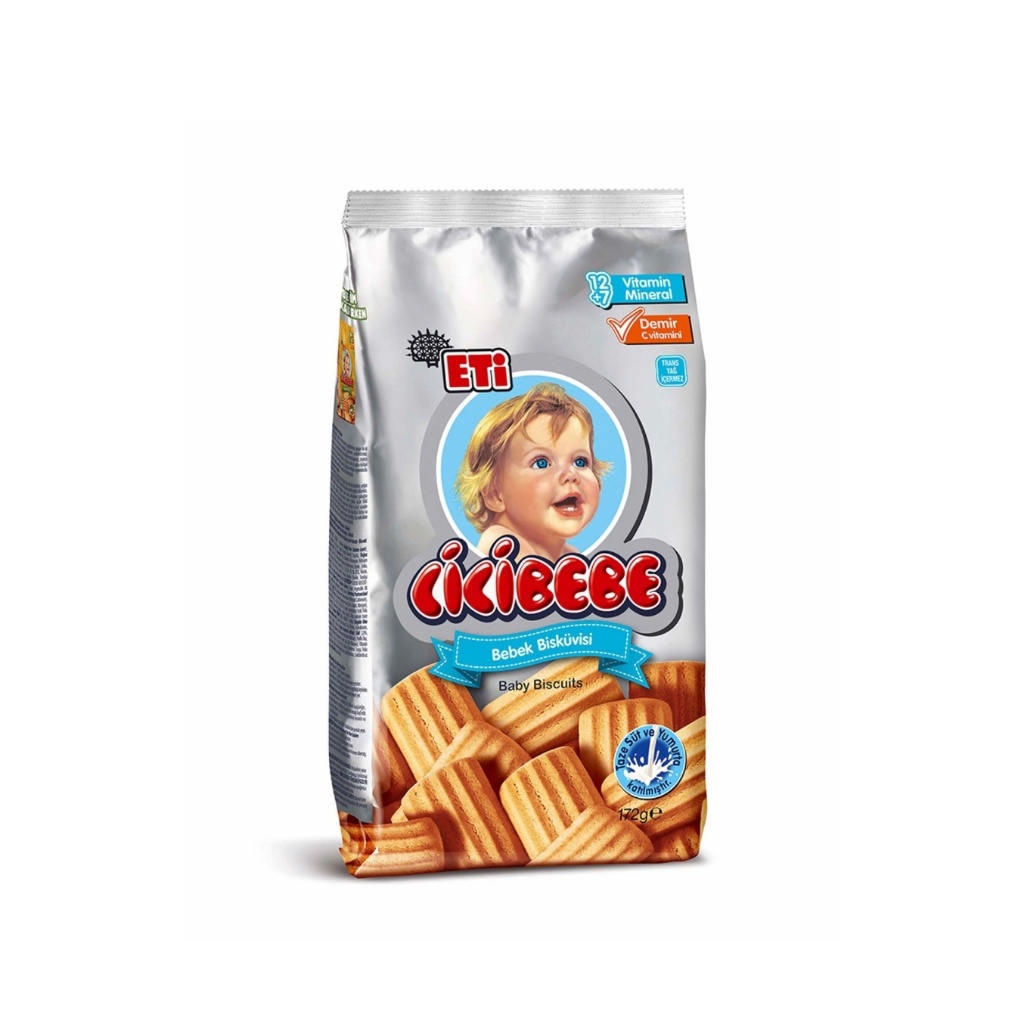 Eti Cicibebe Biscuit 172g บิสกิตนม