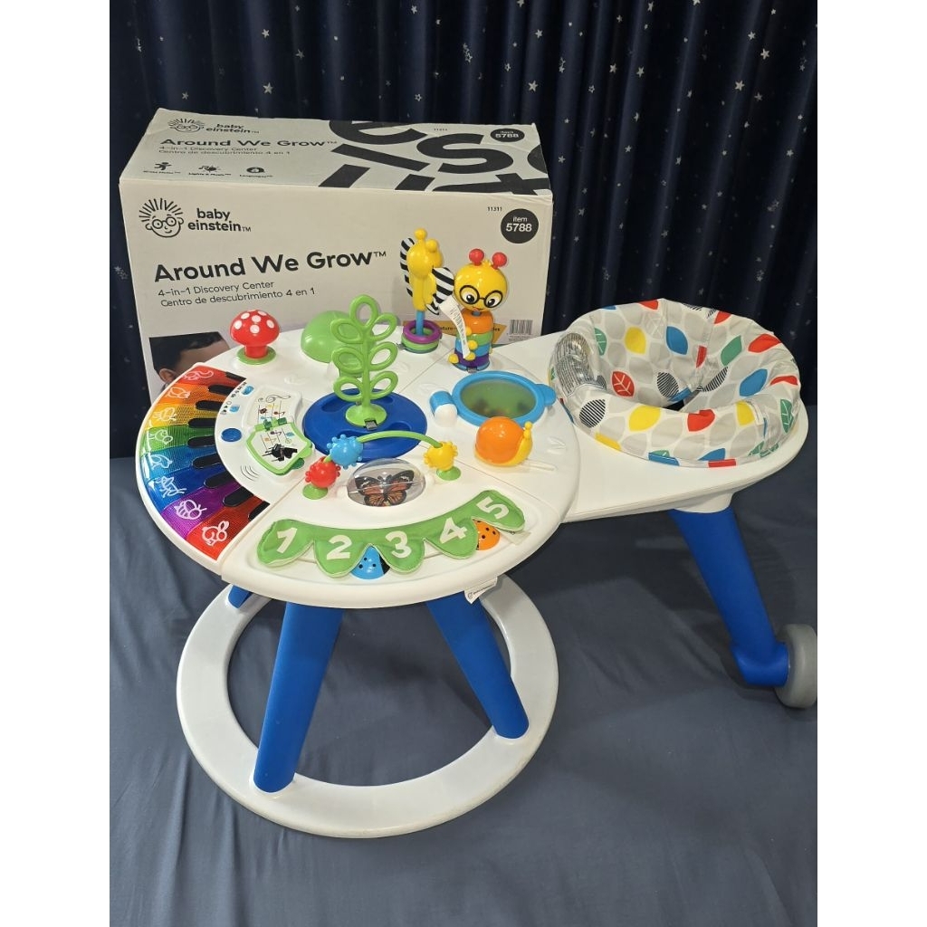 รถหัดเดินพร้อมส่ง✅️ AWG รุ่นใหม่ Baby Einstein เดินได้ 360° พร้อมโต๊ะกิจกรรม คุ้มมาก!!