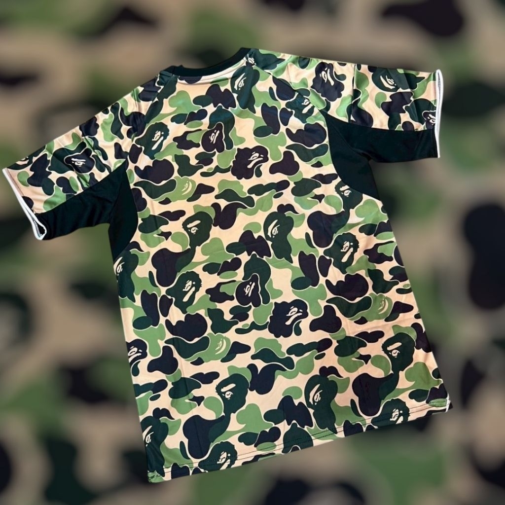 เสื้อบอล Bap e Crew green ( Fan v.) S - 2xL งานถ่ายจากสินค้าจริง พร้อมจัดส่ง - รูปที่ 4