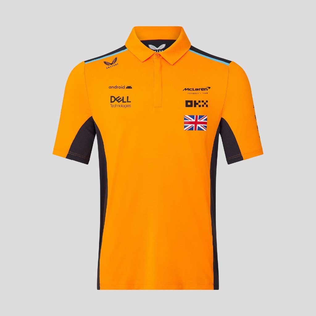 (สินค้าพร้อมส่งในไทย) (แท้100%การันตี) CASTORE McLaren 2023 Team Lando Norris Driver Polo