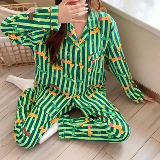 🔥ผ้าไหมญี่ปุ่น🔥อก 42-50 นิ้ว ไซร์ L-4XL ชุดนอนแขนยาว-ขายาว เนื้อผ้าเกรดพีเมี่ยม พร้อมส่งจากไทย