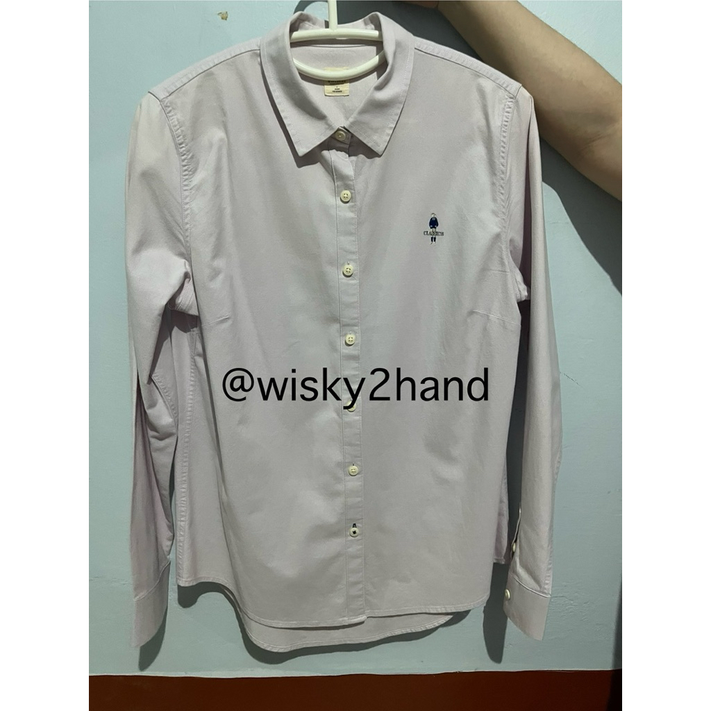 เสื้อเชิ้ต Giordano ผู้หญิง มือ✌🏻