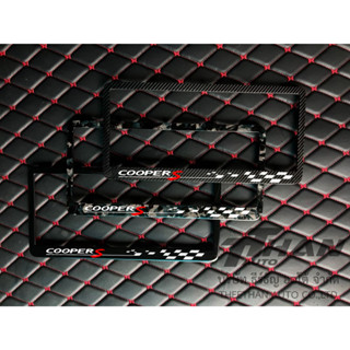 กรอบป้ายทะเบียน#MINI COOPER #มินิ   #งานผ้าคาร์บอนแท้ 100% #…