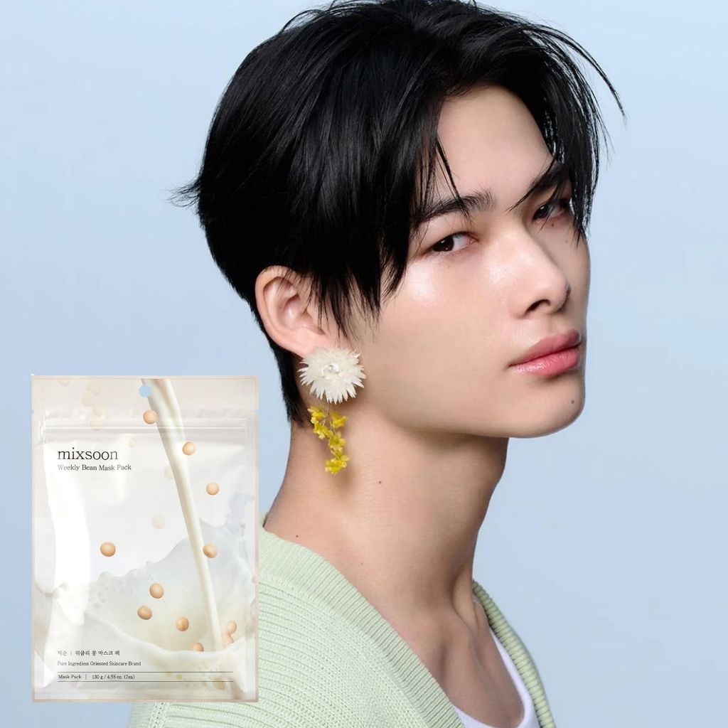 [1ซอง 7แผ่น] MIXSOON WEEKLY BEAN MASK PACK วีคลี่ บีน มาสก์ แพ็ค