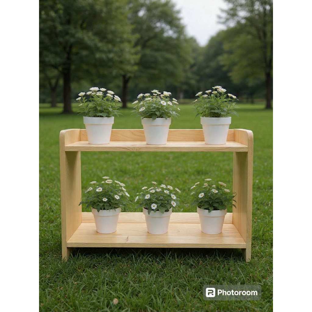 ชั้นวางของไม้สำเร็จรูปไม่ต้องประกอบกว้าง50สูง35ลึก15ซม.