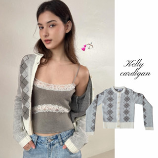 🎀🏹RUBYANDLEMON - KELLY CARDIGAN/SKIRT คาดิแกนลายสีเหลี่ยม