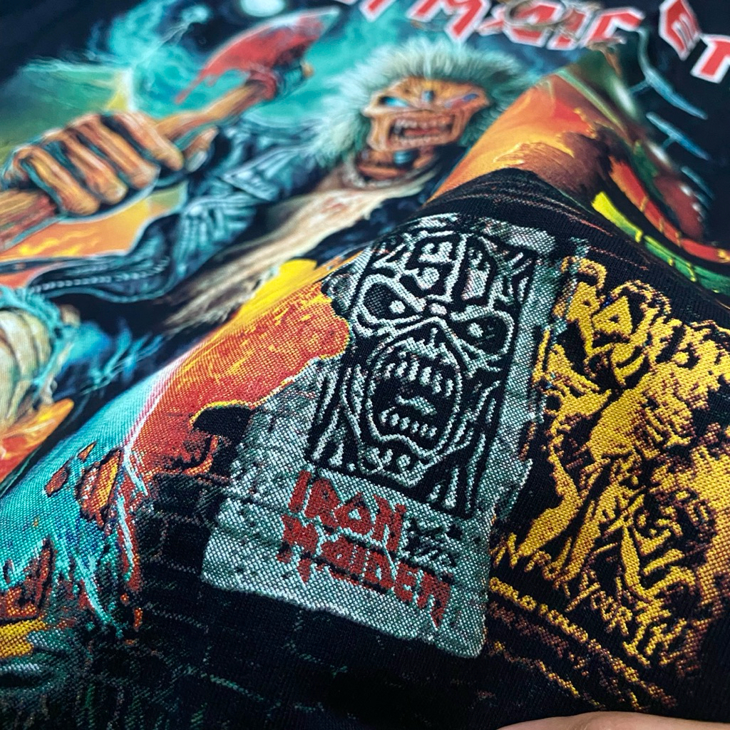 เสื้อยืด Ironถือขวาน ทัวร์2025 (ป้ายRock Yeah)ผ้านุ่มคอตตอน100 ราคา ถูกที่สุด ดีลบีเคเค แกลเลอรีภาพที่ 4
