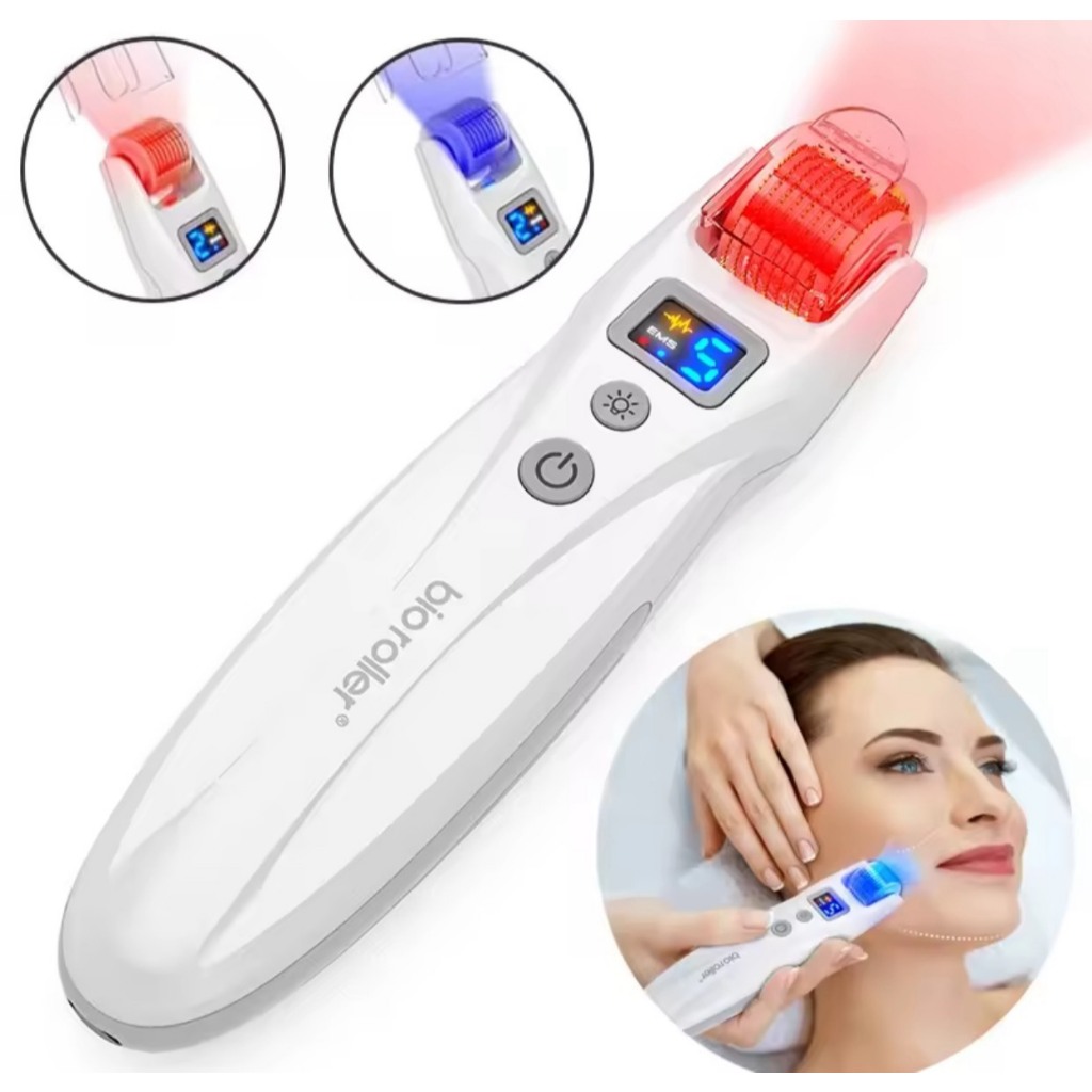 [ส่งจากกรุงเทพ] New!! Bio Roller G5 ลูกกลิ้งไมโคร  บําบัดผิวหน้า EMS แสงสีแดง แสงสีน้ำเงิน ปลูกผม