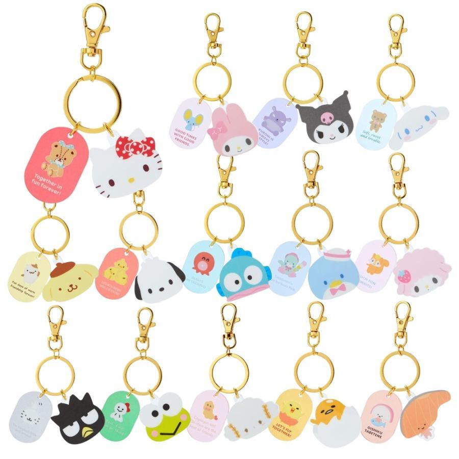 พวงกุญแจ Sanrio ลายหน้าตัวละคร อะคริลิค | Sanrio Acrylic Face Shaped Keychain | ของแท้จากญี่ปุ่น