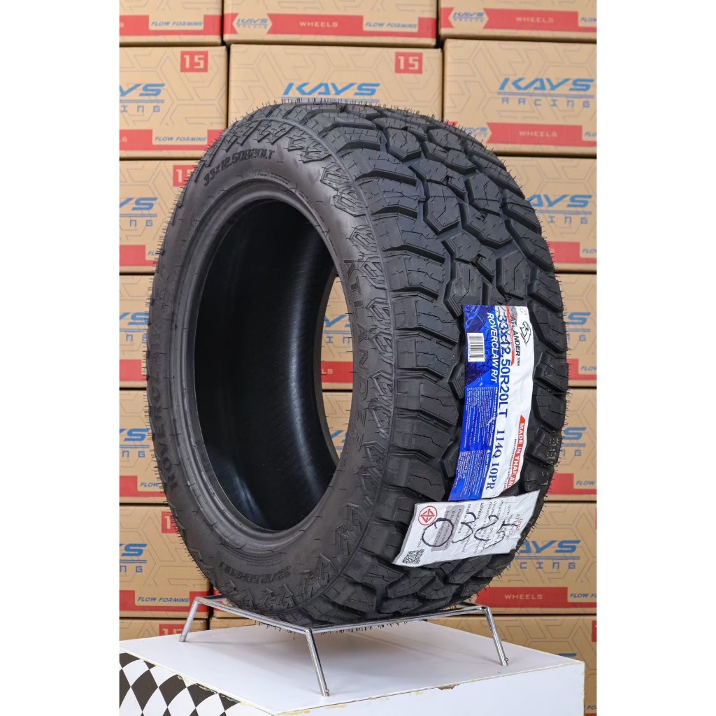 ยางขอบ20 33x12.50R20LT  ปี 25 ATLANDER รุ่น ROVERCLAW RT ยางไทย