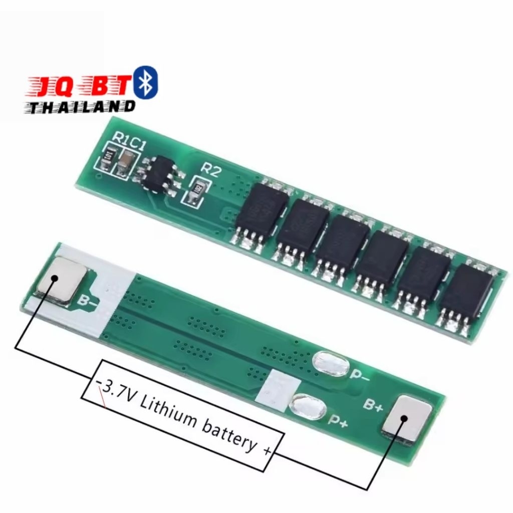 BMS 1S 15A 3.7V LiHlon 6MOS บอร์ดป้องกันแบตเตอรี่คุณภาพสูง สําหรับ 18650 แบตเตอรี่ลิเธียม Lion