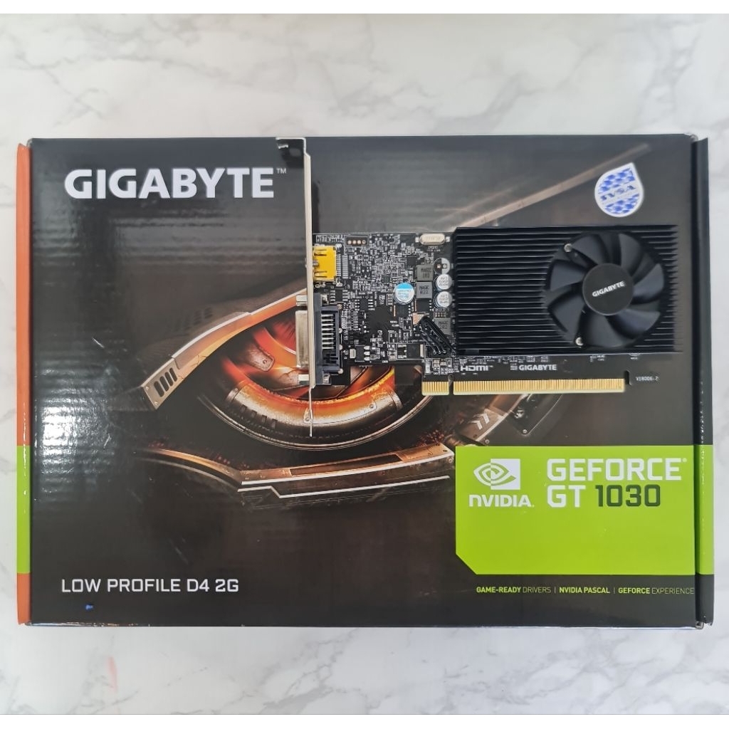 Gigabyte GT 1030 2GB DDR4 Low Profile มือสอง มีขาสั้น สภาพใหม่