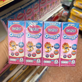 นมยูเอชที เอส-26 โอเมก้า พลัส 180 มล UHT S-26 Omega ยกลัง 36 กล่อง