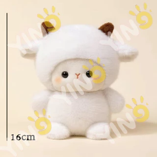 🧸💕ตุ๊กตาสหาย,16เซนติเมตรช้างตุ๊กตาสัตว์หมอน,แฟชั่นหมีสุดนุ่มตุ๊กตาสัตว์ของเล่นตุ๊กตานอนของขวัญ
