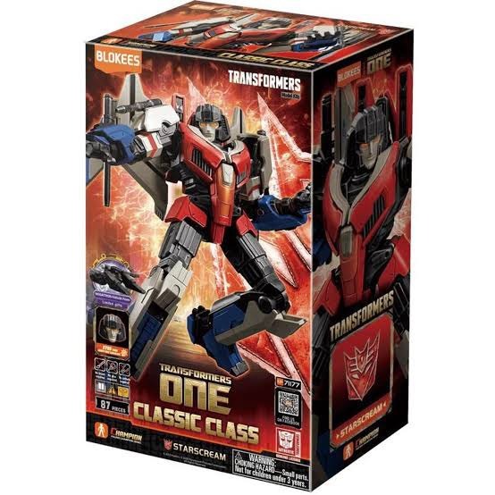 Blokees Transformers One ฟิกเกอร์ Starscream