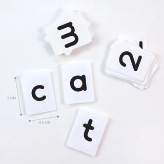 OST บัตรพยัญชนะ การ์ดอักษรและตัวเลข ขนาด 6*4.5 CM ตราโอเอสที Flashcards