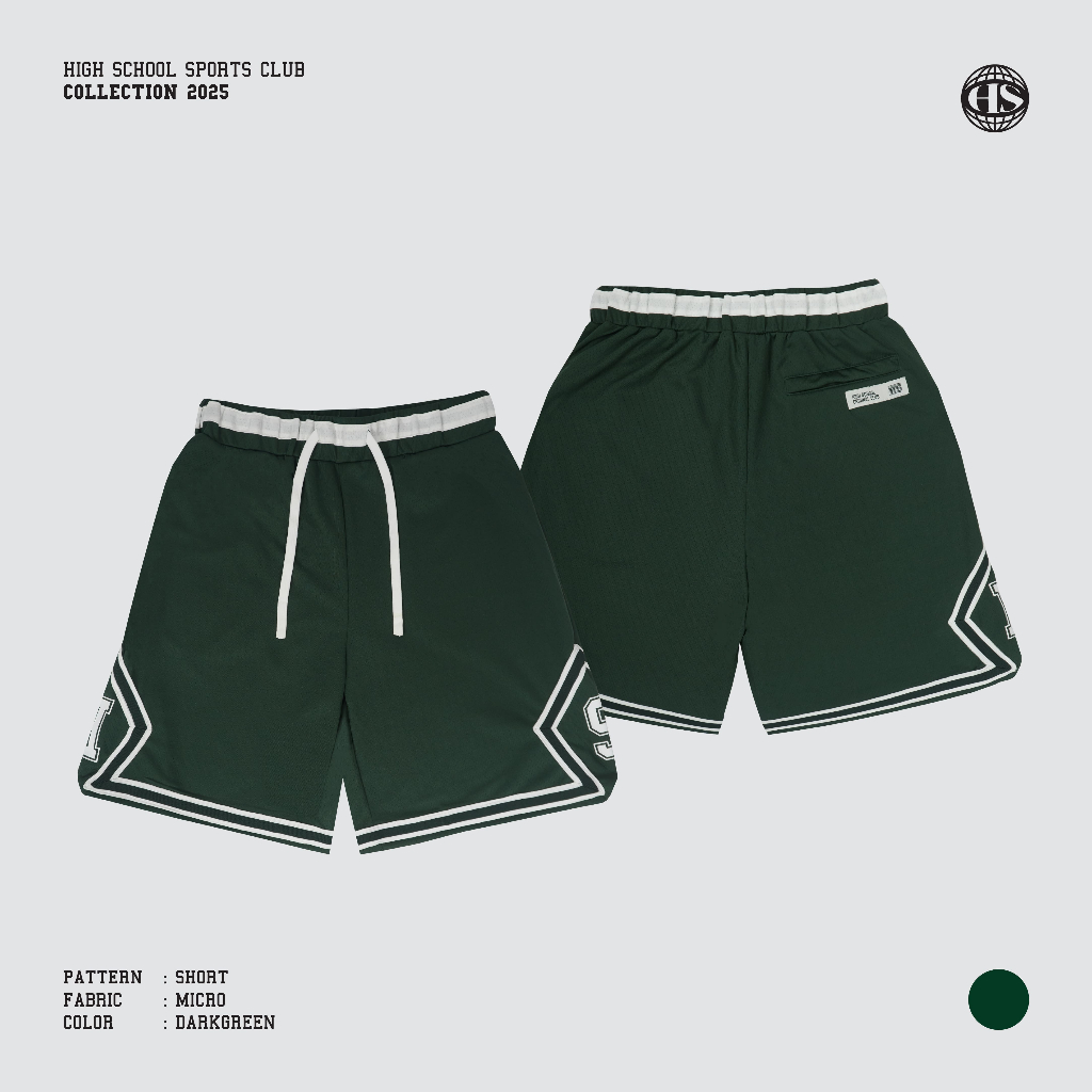 High School sports collection basketball shorts กางเกงขาสั้นบาสเกตบอล - BTB35694 - รูปที่ 4