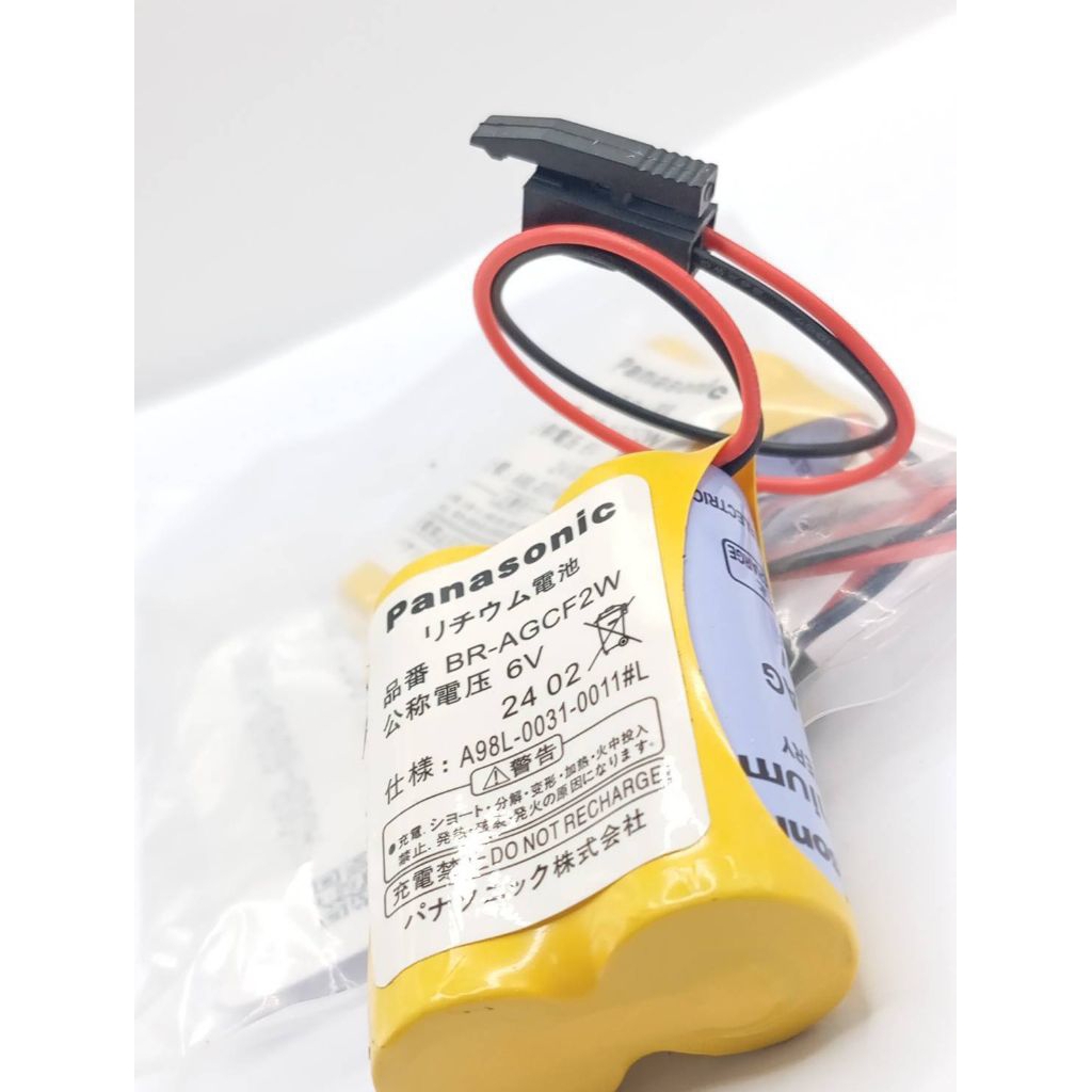 แบตเตอรี่ไดรเวอร์ FANUC BR-AGCF2W 6V A98L-0031-0011# แบตเตอรี่ลิเธียม CNC CNC