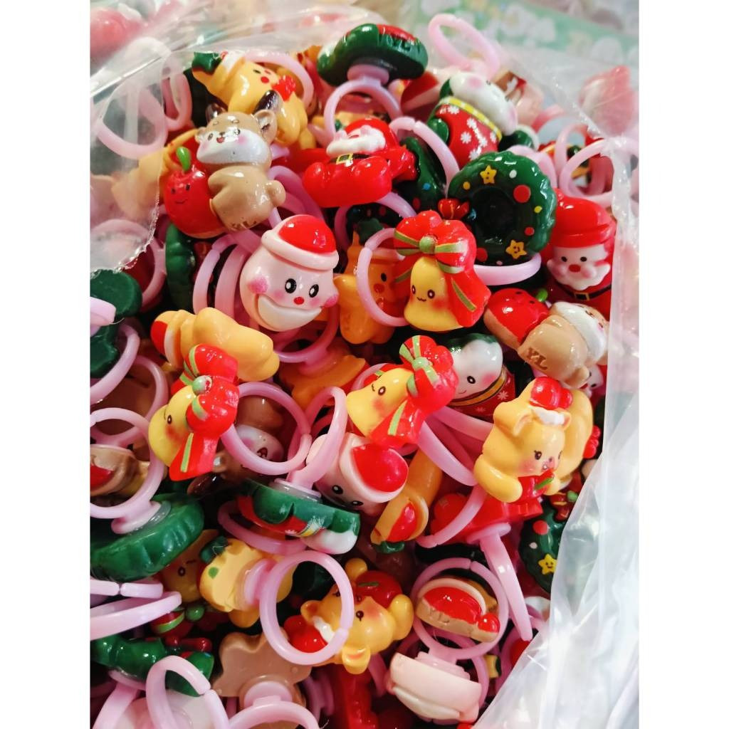 แหวนเด็ก แหวนคริสมาสต์เด็ก   เอลซ่า คิตตี้ โพนี่  สินค้าพร้อมส่งจากไทย ราคา ถูกที่สุด ดีลบีเคเค แกลเลอรีภาพที่ 6
