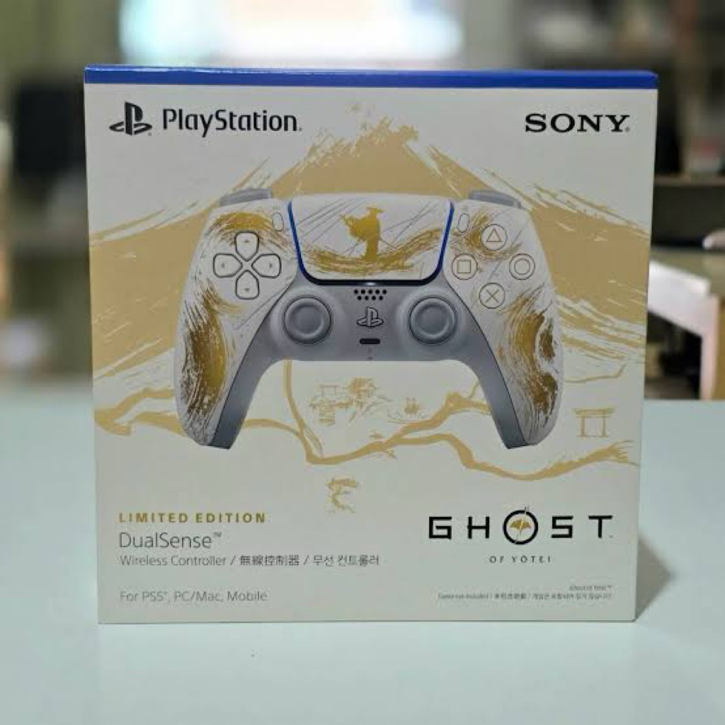 WIRELESS CONTROLLER (คอนโทรลเลอร์ไร้สาย) SONY DUALSENSE - GHOST OF YOTEI GOLD LIMITED EDITION BUNDLE