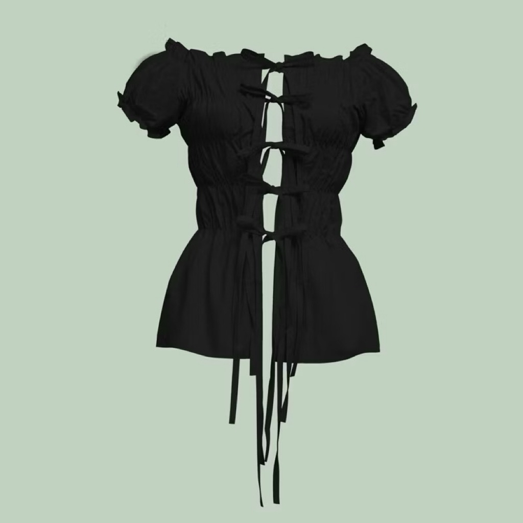 ส่งต่อ A2H GATHER ROUND  | RIBBON ALLURE เสื้อสม็อคผูกโบว์