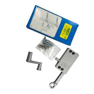 BARCO มือหมุนบานเกล็ด ซิงค์เงิน บาร์โก้ (10 ชุด)