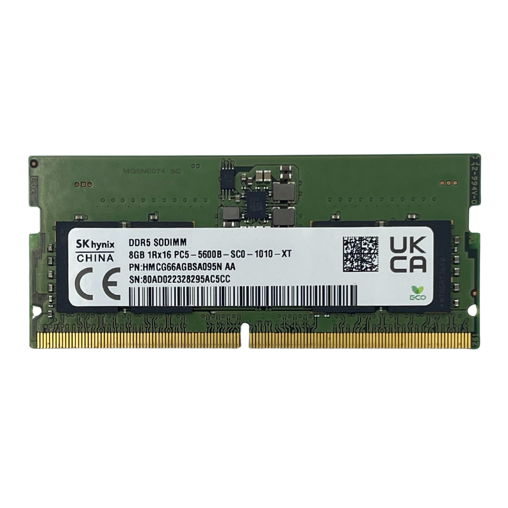 SKhynix 8GB DDR5 4800 SODIMM Memory Notebook 8GB 1RX16 PC5-4800B มือสองประกัน 90 วัน