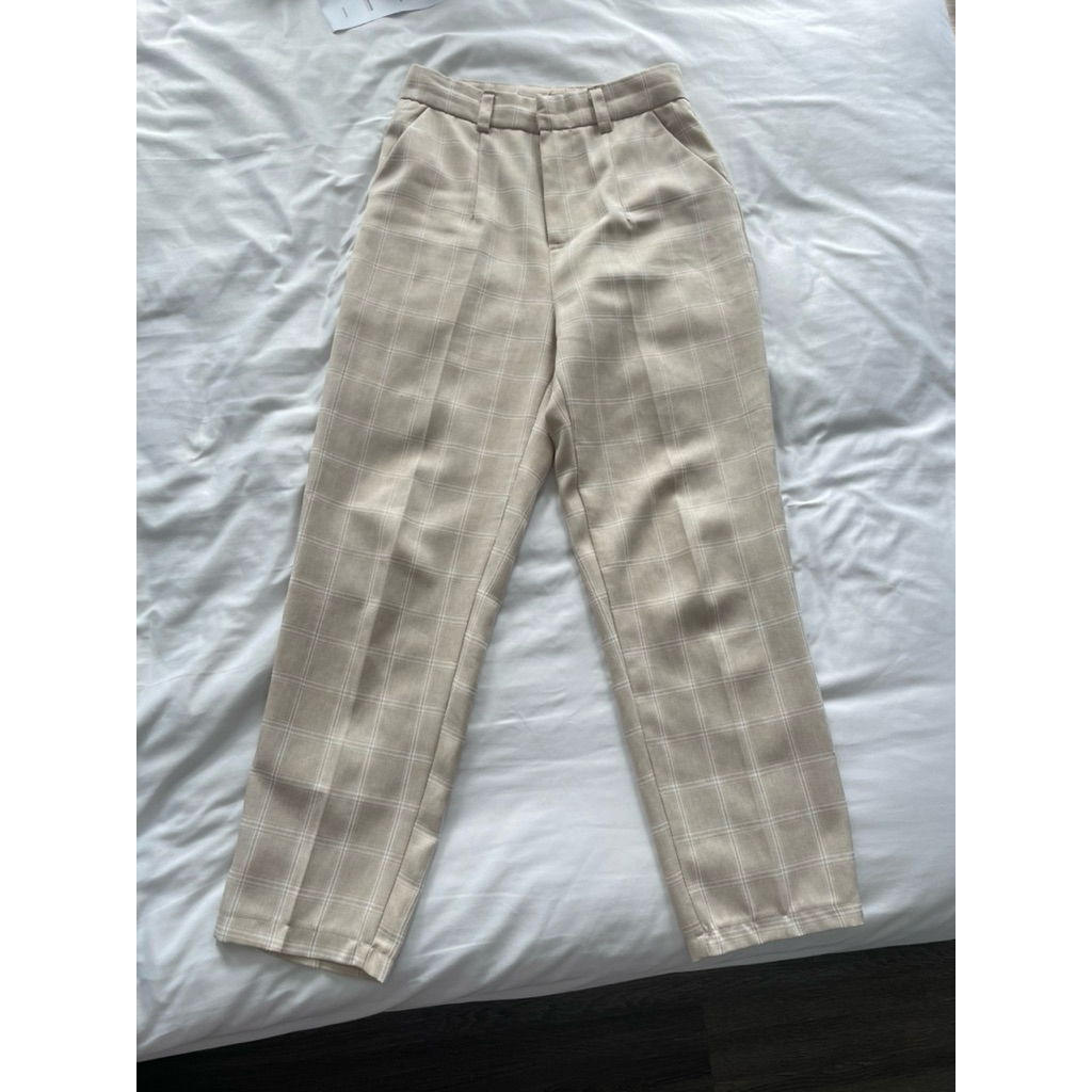 กางเกง Beming สีเบจ size:S ✨💕🍰