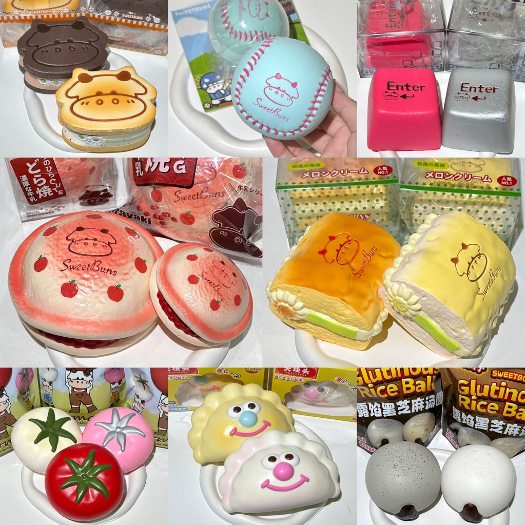 พร้อมส่ง‼️สกุชชี่ ‘ Sweetbuns ' รวมทุกแบบ น่ารัก🍎🍉 เนื้อดีมากๆ กลิ่นหอม | sss store