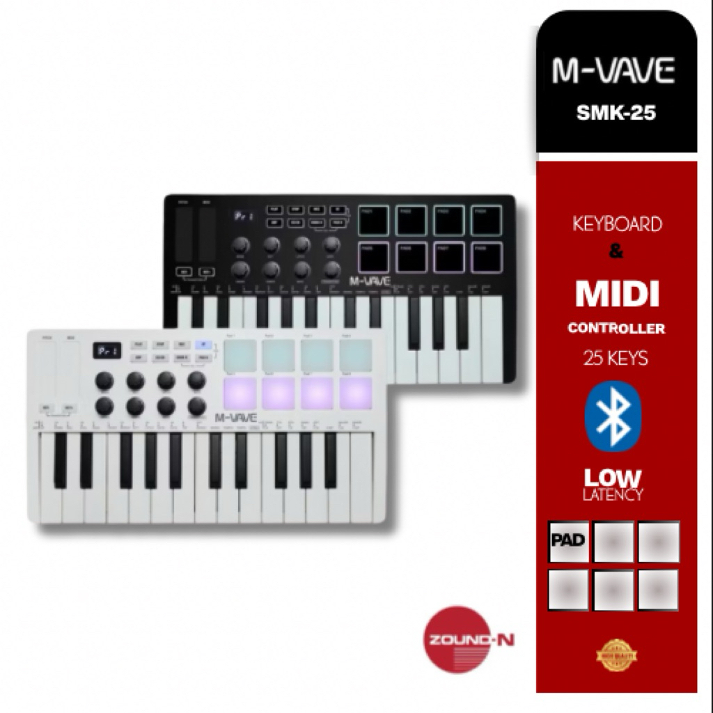 คีย์บอร์ด Midi M-Vave SMK-25