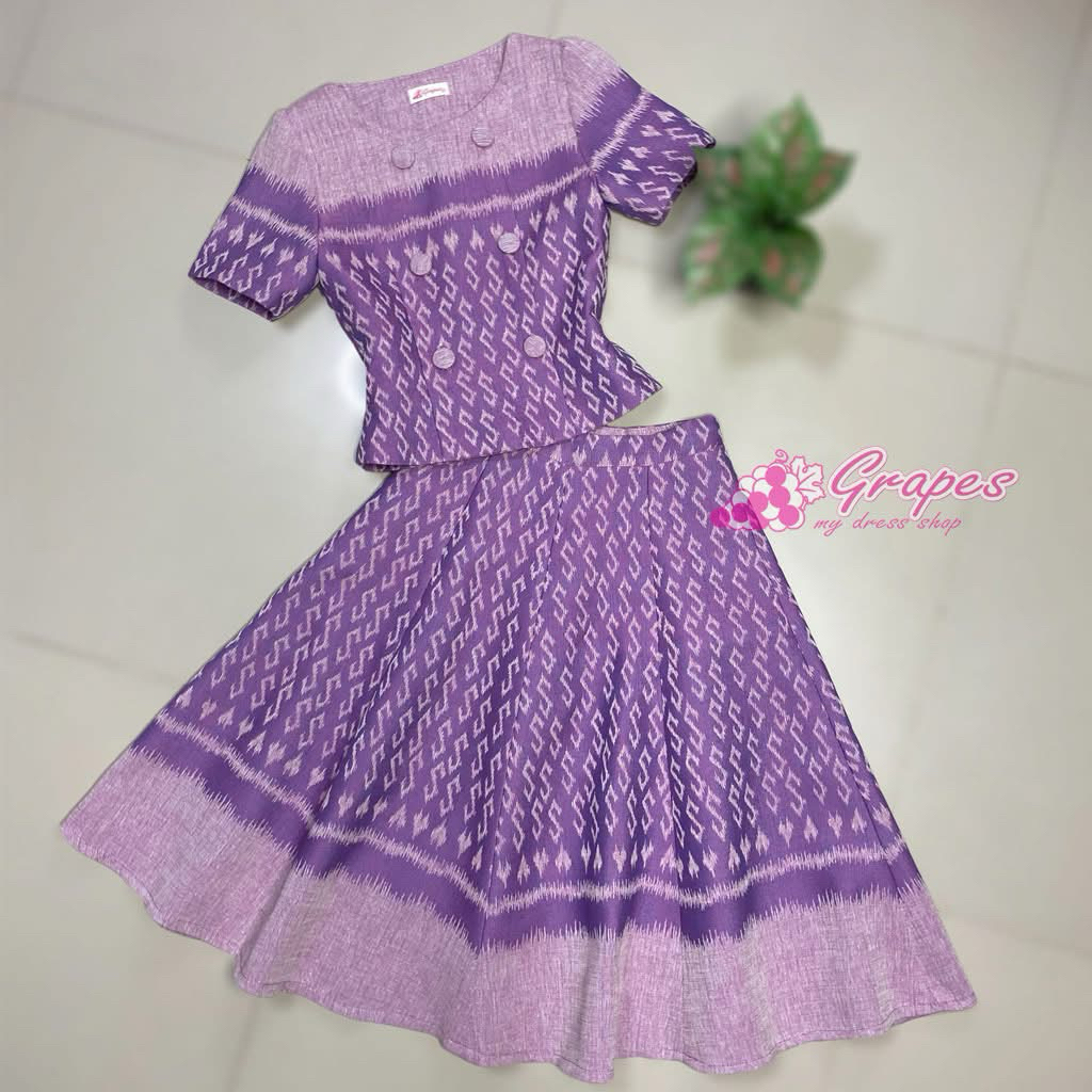 ชุดผ้าไทย agrapes my dress shop