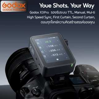 Godox Trigger X3Pro, TTL Wireless Flash Trigger 2.4GHz / Godox Thailand