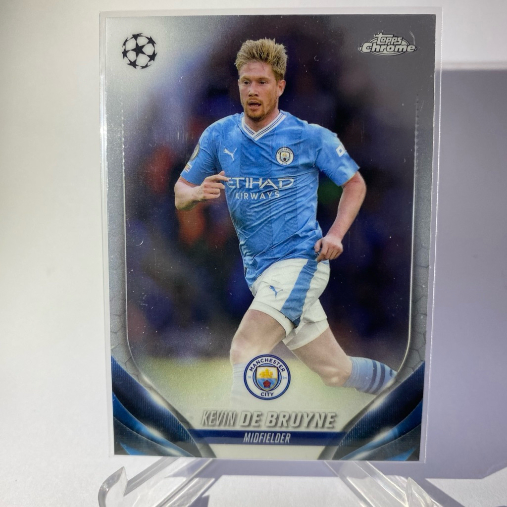 การ์ดนักฟุตบอล KEVIN DE BRUYNE, MANCHESTER CITY, TOPPS CHROME 2024