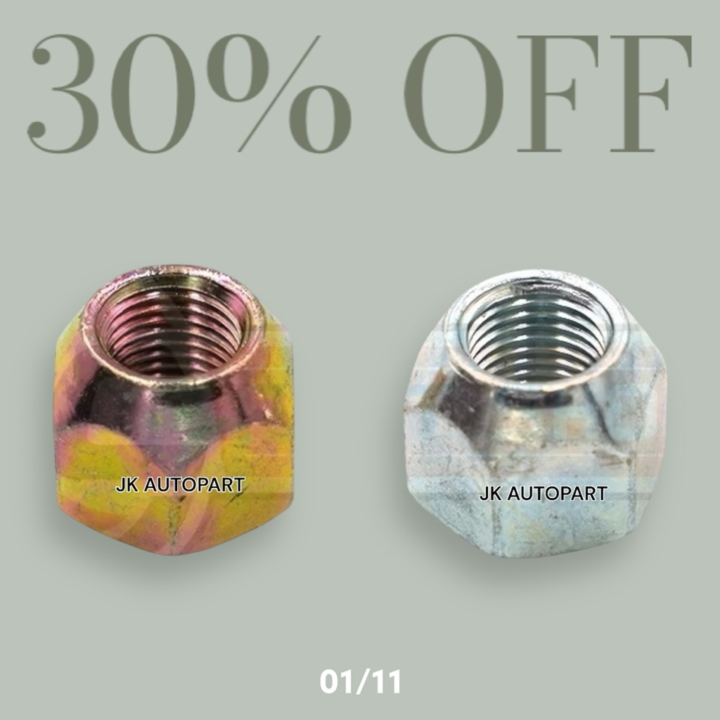 หัวน๊อตล้อ S220 ELF เพลาลอย S250 , NKR , TCPY เบอร์ 23 M14x1.5 L-R หัวน็อตตัวเมียเพลาลอย/BNHL - รูปที่ 5