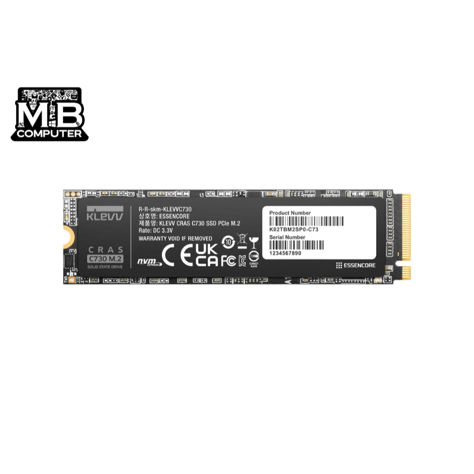 KLEVV CRAS C715 M.2 NVMe PCIe Gen3X4 SSD - 256 GB