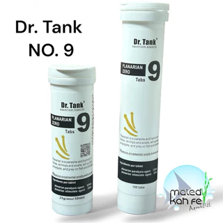 (Lot ใหม่ EXP 2027) ผลิตภัณฑ์ #9 Dr.Tank เบอร์ 9 Planarian Zero number 9 ขวดบรรจุ 50 /100 เม็ด planaria ตู้ปลา ไม้น้ำ