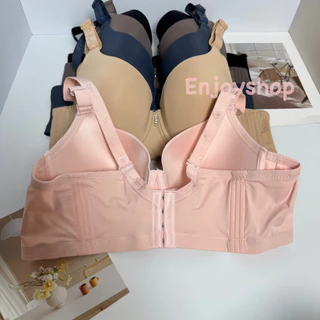 Anny8807D เสื้อในไซส์ใหญ่ Cup D 40–54 เต้าลึก มีโครง 4 ตะขอ เสื้อในสาวอวบ เนื้อผ้าเกรดขึ้นห้าง
