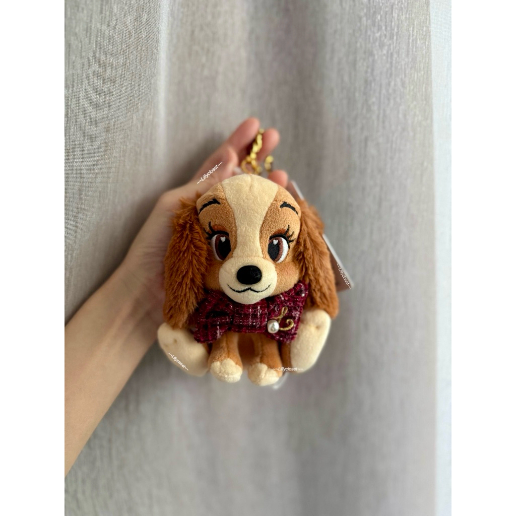 พร้อมส่ง Lady and the Tramp plus keychain / พวงกุญแจ Lady and the tramp / Tweed Style