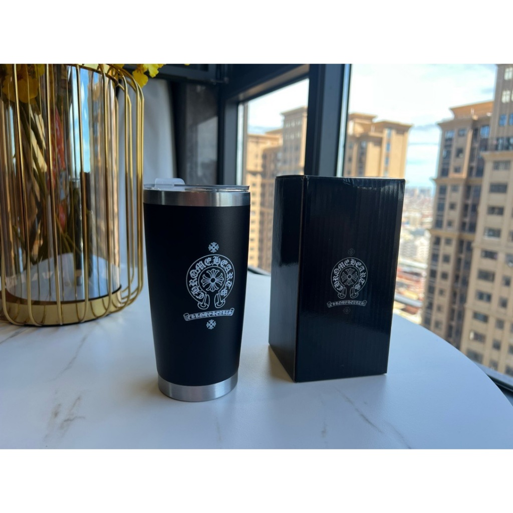 Chrome Hearts stainless steel vacuum double-layer insulated cup 304 stainless steel insulated cup